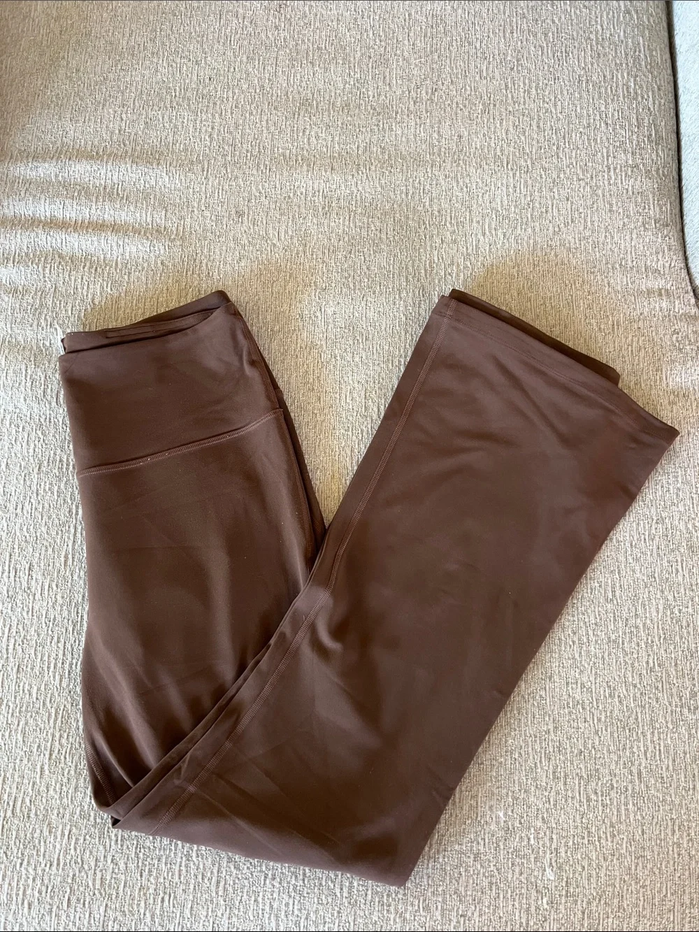 lululemon athletica Brown High-Waist Leggings